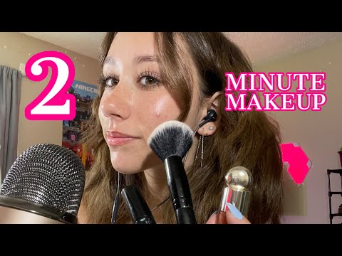 ASMR | doing your makeup in 2 minutes 💄