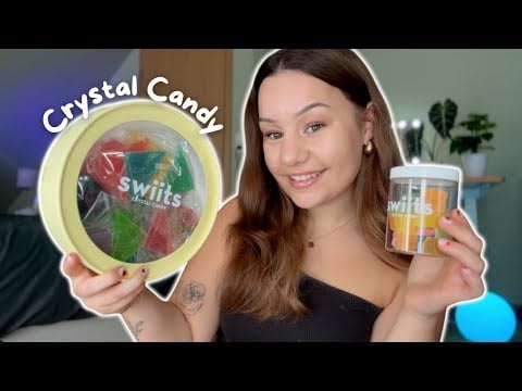 [ASMR] Trying Edible Crystals 💎 | crunchy eating, tapping.. | ASMR Marlife