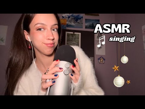 ASMR Soft Singing CHRISTMAS Songs For Sleep