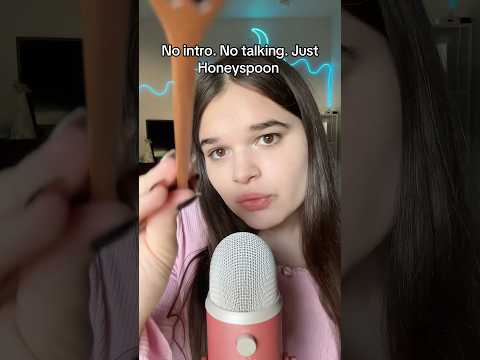 The BEST Honeyspoon ASMR #tingles #asmrmouthsounds #triggersforsleep