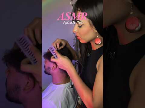 Fazendo e tirando as tranças #asmrsounds #visualtingle #asmrbrasil #triggersforsleep #relax #asmr
