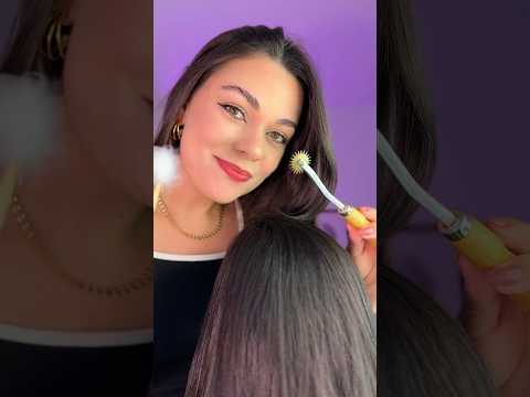 ASMR: teste de sensibilidade no couro cabeludo #asmr #asmrbrasil #asmrsounds #asmrvideo