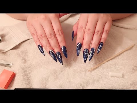 Press On Nail Care *lofi asmr* 💫 Soft-Spoken 💕 Removal + Application Routine 💅