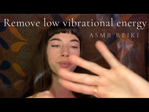 ASMR Reiki ~ Plucking negativity | Removing low vibrational energy | Energy cleanse | Energy Healing