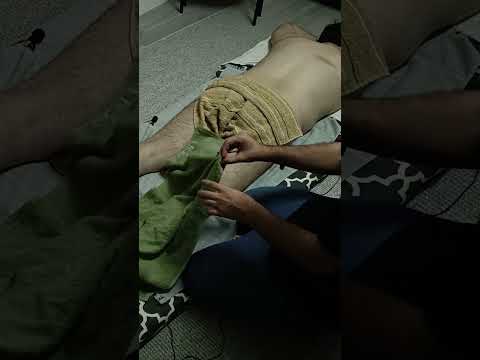 ASMR TURKISH SLEEP MASSAGE #massage #easyturkish #relax #chiropractor #shortvideo  #relaxing