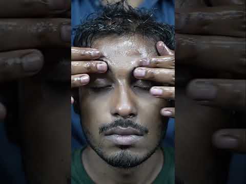 ASMR Head And Ear Massage With Lots Of Oil #shorts