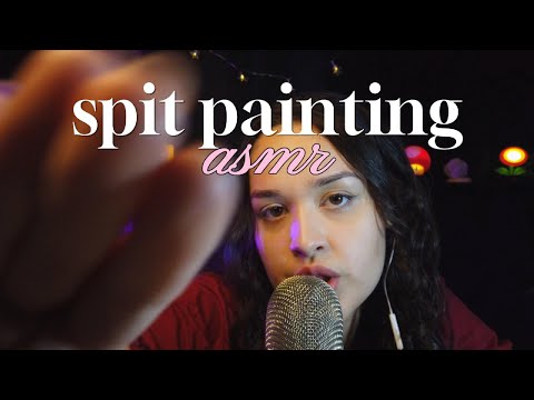💦 ASMR Spitpainting | Banho de Gato Relaxante 💦