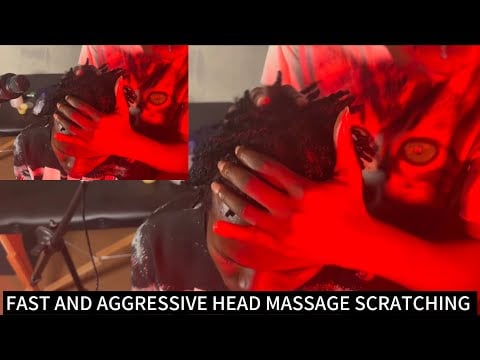 🦋ASMR 🦋FAST AND AGGRESSIVE HEAD BRUSHING AND HEAD MASSAGE FOR THOSE WHO NEED SLEEP NOW.