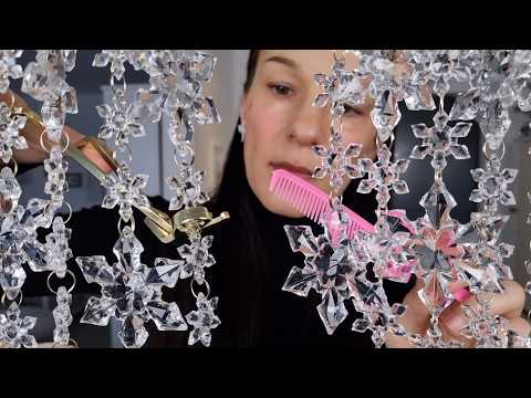 Your hair is ice crystals ASMR
