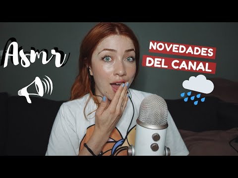 ASMR hablando bajito con lluvia de fondo