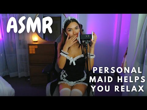 ASMR Personal Maid Helps You Relax (Twitch VOD)