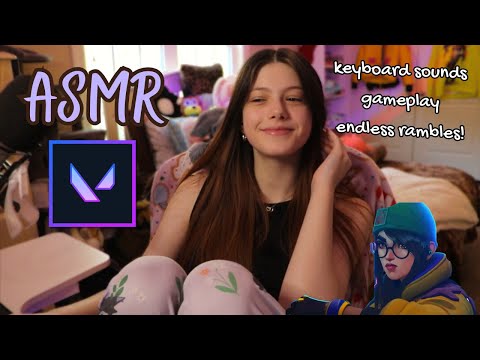 ASMR | VALORANT Gameplay & Whisper Rambles! (Pt 9) 🪻💜