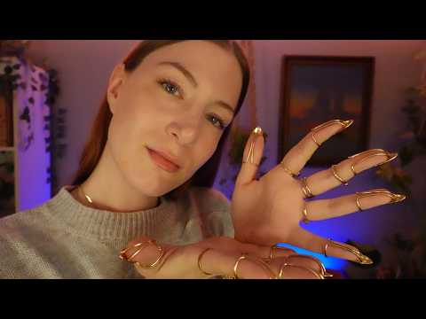 ASMR Rainy Hand Movements 🌧️ Up Close Personal Attention, Layered Sounds (No Mic Scratching)