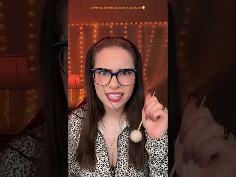 Somethings STUCK to your SCREEN ASMR 😱 #shorts #asmr #funny