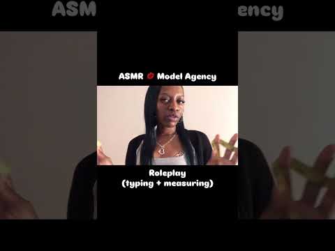 ASMR Model Agency Application Roleplay  #satisfyingvideo