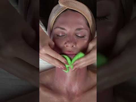 Unlock Ultimate Glow: Spa Ritual with Golden Bowl & Heart Sponge! #shorts