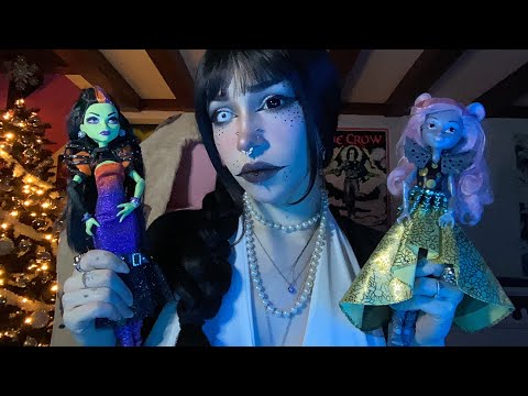 Monster High Doll Collection ASMR | Tapping, Scratching, Hair Brushing, Rambling, Whispering