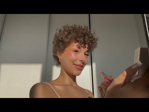 makeup routine w/ all new products 🎀 glam grwm (asmr review)