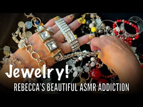 ASMR Jewelry Rummage! Request (No talking) Jingly and tinkly sounds! Looped 1X for length.
