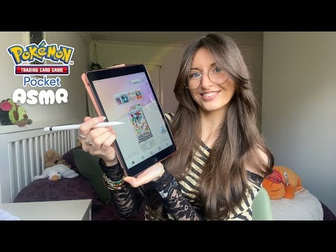 ASMR Opening 40+ New Mega Shine Pokémon TCG Pocket Packs!✨ (close whispering, mic scratching)