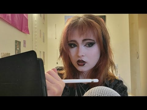 ASMR Art Student Draws You (personal attention, wlw)