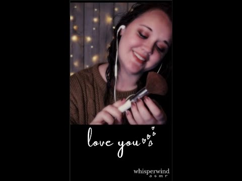 #Shorts | Valentines Day Positive Affirmations & Face Brushing | #YouTubeShorts #ASMRShorts