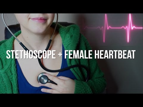 Happy Heartbeats Stethoscope Heart | Female Heartbeat ASMR