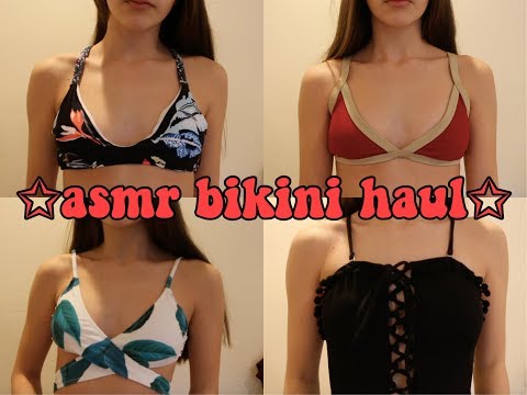 asmr cupshe bikini try on haul!