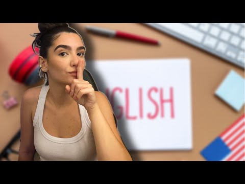 ASMR| ESSE VÍDEO VAI MUDAR SUA PRONÚNCIA DE INGLÊS.
