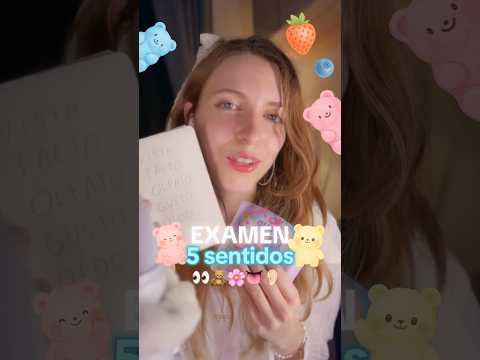 ✨ASMR el EXAMEN más CUTE 🧸💛 #shorts #asmr