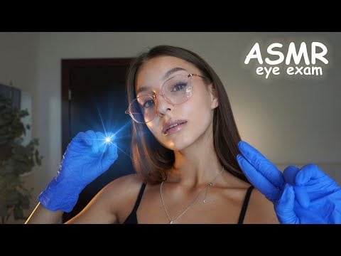 99.9% of You Will Sleep During This Eye Exam 👀🧑🏽‍⚕️ ASMR eye test ✨