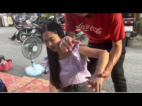 I GOT $4 THAI STREET MASSAGE FULL BODY FOR FOOT BACK HEAD SHOULDER PAIN