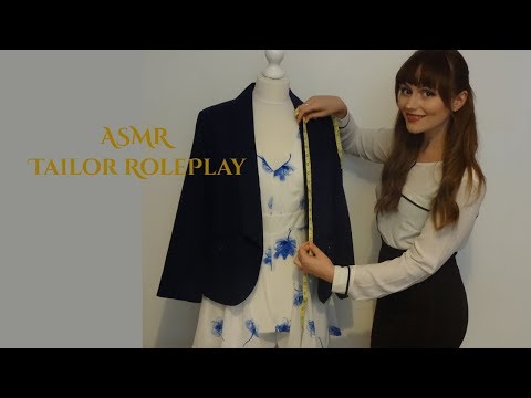 ASMR tailors role play ~ Whispered, fabric sounds