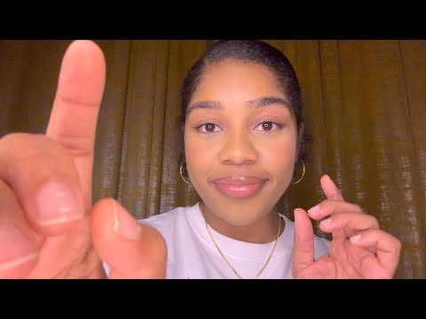 ASMR- Positive Affirmations + Mouth Sounds 👅 💦 (PERSONAL ATTENTION, HAND MOVEMENTS) 😴💕
