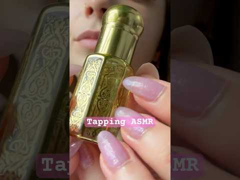 Tapping on the prettiest little bottle ✨ • ASMR •