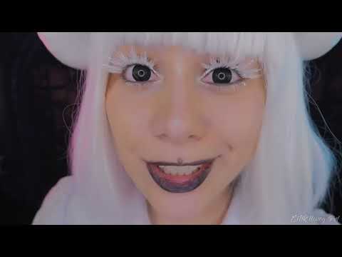 ASMR HoneyGirl White Creature Licks And Sucks Your Lollipop Patreon Video