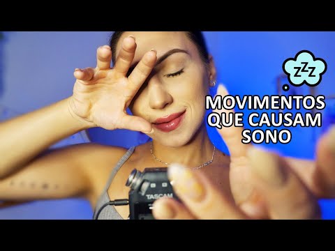 ASMR: MUITOS HAND MOVEMENTS e SONS SUAVES PARA RELAXAR E DORMIR.