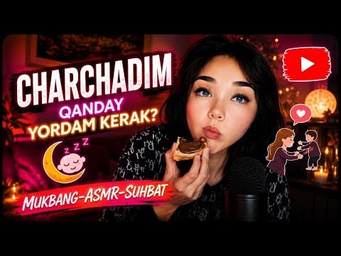 ASMR/ Mukbang/ Psixologiya/ Tinglang va uxlab qoling/ Tinchlanish uchun nima qilaman