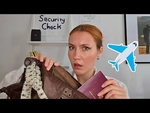 ASMR Airport Security, All Bad Scenarios ✈️