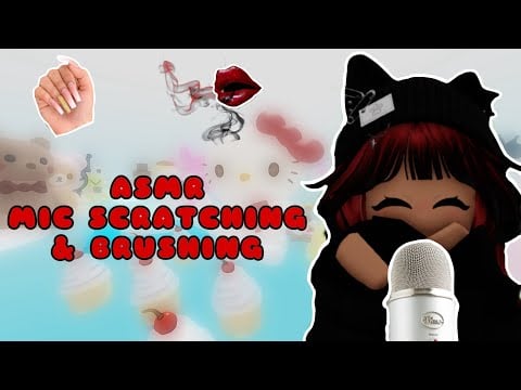 Roblox ASMR ☆ MIC SCRATCHING & BRUSHING , no talking ᡣ˶ᵔ ᵕ ᵔ˶𐭩 ♡