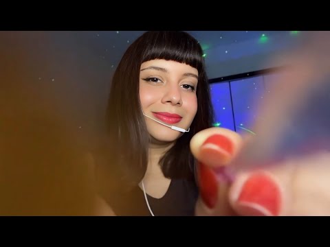 ASMR Visual Triggers na Tela ✨ Brush, Mouth Sounds & Whispers para Dormir