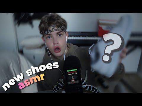 ASMR │ Tapping On My NEW Shoes👟 (Tascam Microphone)