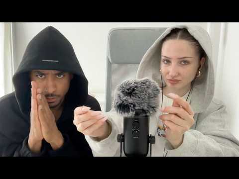 my boyfriend tries asmr (lofi + inaudible sounds)