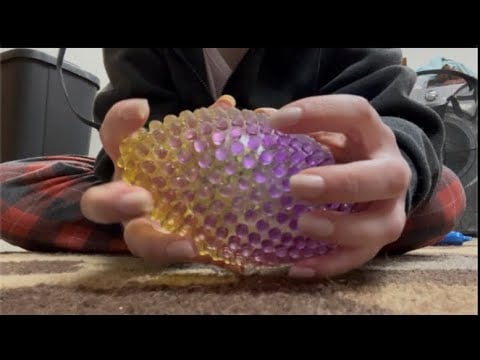 ASMR | Silicone Rubber Spikey Ball Scratching | Fast Aggressive | Lofi | No Talking