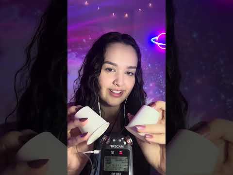 ASMR com copinho de cafe = tapping maravilhoso