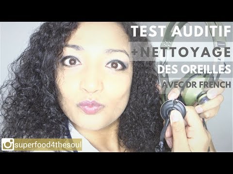 M'entendez-vous?? ASMR test auditif examen médical + ear cleaning Binaural 3D