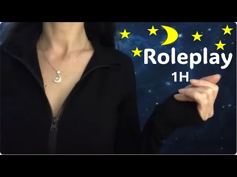 ASMR ROLEPLAY * Voyage d' 1 heure  pour s'endormir