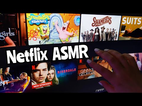 Screen Tapping and Tracing Fast ASMR (netflix tv tracing asmr)