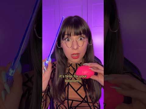 ASMR GIVING YOU A LOBOTOMY 🧠 roleplay #asmr #shorts #shortsviral #shortsfeed #shortsvideo