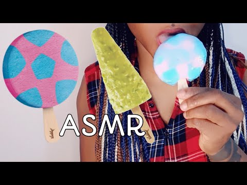 ASMR - ICE TROOPER FOOTBALL ICE CREAM & VADILAL RAJWADI PISTA COOL-FI STICK LICKING.